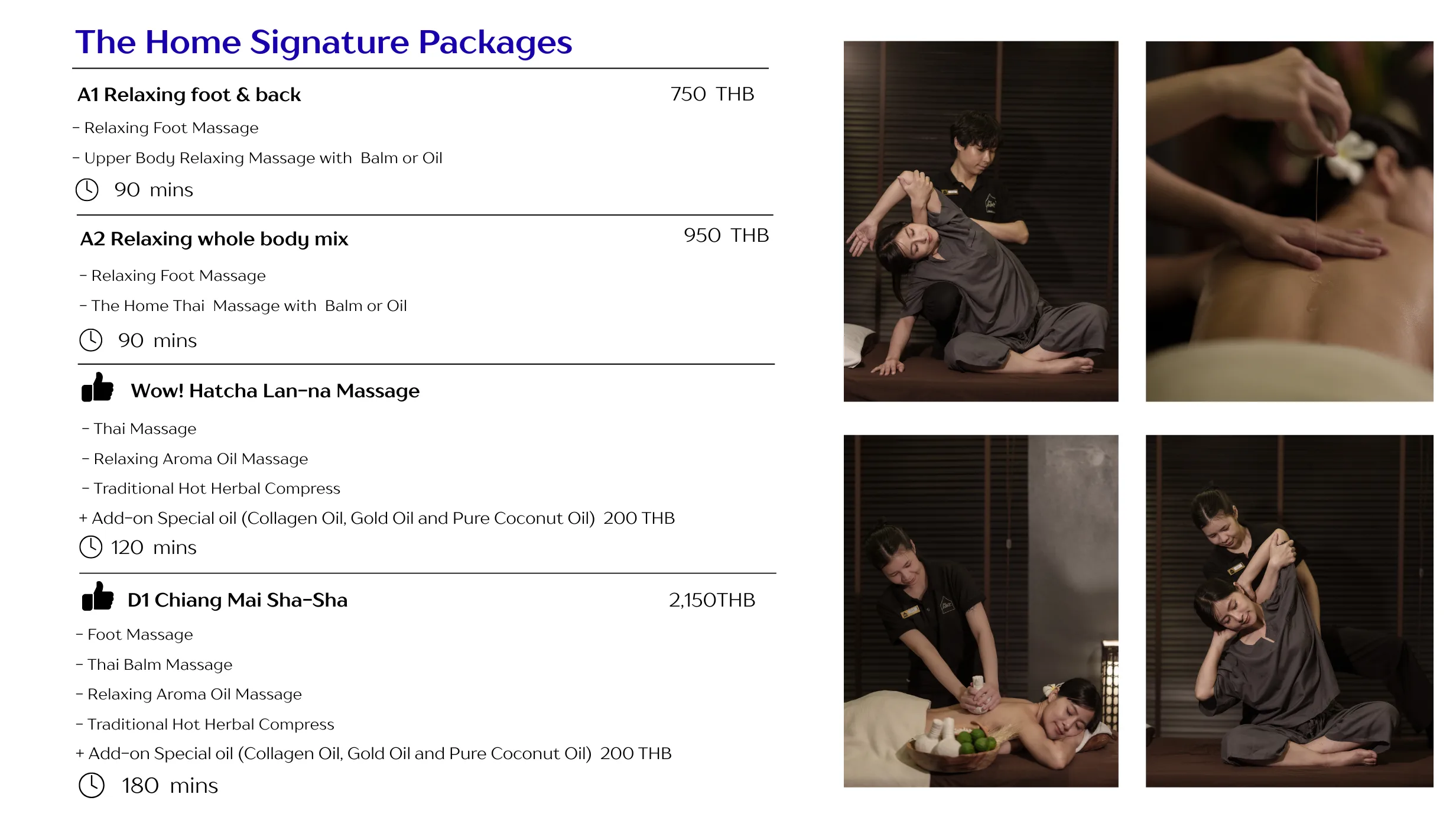 Warm herbal compress treatment
